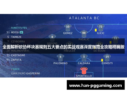 全面解析欧协杯决赛规则五大要点的实战观赛深度指南全攻略精编版